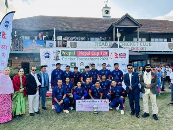 क्विन्स गोर्खा सिग्नललाई पिपल नेपाल कप क्रिकेट प्रतियोगिताको उपाधि 